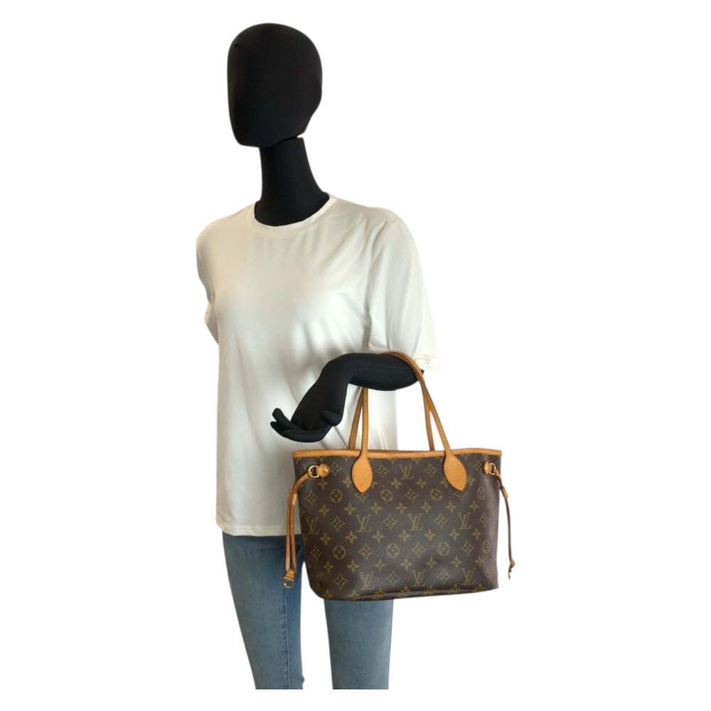LOUIS VUITTON Brown Monogram Neverfull PM Tote Bag - Picture 6 of 10